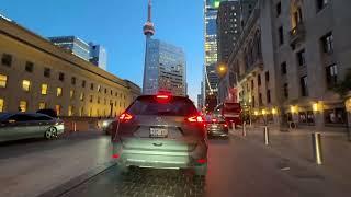 TORONTO Watch Me Cycle From Bay St & Albert St to Sir Isaac Brock Bridge  (iPhone14Pro ● 05/21/24)