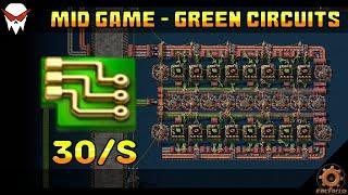 Factorio: Green Circuits T3 Blueprint - Mid Game Moduled (Space Age DLC)