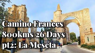 Camino Frances 800kms, 26 Days in August- pt2 La Meseta, #caminofrances #caminodesantiago