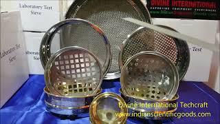 Test Sieves manufactured by Divine International Techcraft, New Delhi, India