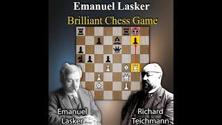 Emanuel Lasker's Best Game | Lasker vs Teichmann 1909