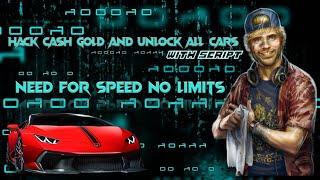 Hack Cash Gold And Unlock All Cars With Script | Need For Speed No Limits [ROOT]