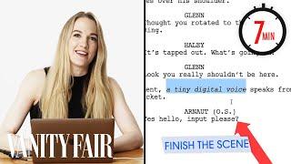 Hollywood Screenwriter Tries to Write a Scene in 7 Minutes | Vanity Fair