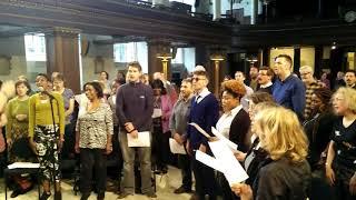 'Hallelujah, Salvation and Glory' sung at singing workshop organised by Soul Sanctuary Gospel Choir