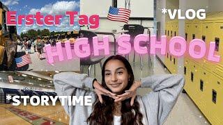 ERSTER SCHULTAG an HIGH SCHOOL in AMERIKA! || Auslandsjahr 22/23