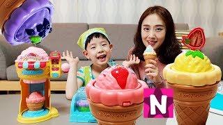 뉴욕이의 콩순이 아이스크림 가게 장난감 놀이 뉴욕이랑 놀자 Kongsuni Ice cream Shop NY Toys