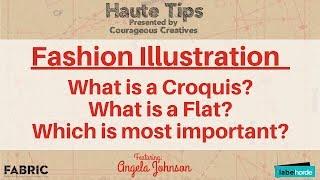 Fashion Design: Fashion Illustration - What is a Croquis? What is a Flat?