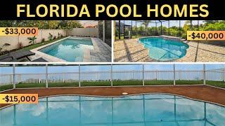 Inside 3 Wesley Chapel Florida Pool Homes For Sale with Price Reductions as Housing Market Corrects!