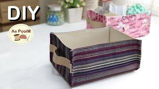 5-MINUTE DIY! Sewing Hacks   Fabric Tray Ideas