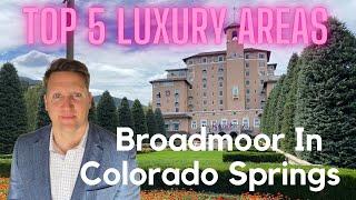 The Broadmoor Neighborhood and Luxury Homes. One of the Top 5 Luxury areas in Colorado Springs.