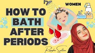 HOW TO BATH AFTER PERIODS 🩸| HOW TO DO GHUSL IN ISLAM | Ramsha Sultan #ramadan2023  #ramshasultan