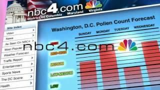 NBC4.COM WASHINGTON D.C. "POLLEN COUNT" TELEVISION COMMERCIAL