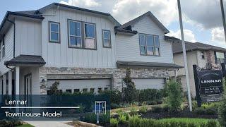 Lennar Townhouse Model Home Tour | Richmond TX