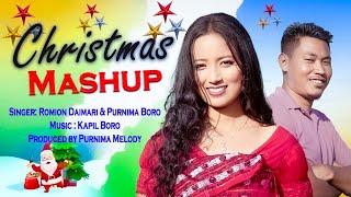 Christmas Hit Song Mashup|| Romion Daimari & Purnima Boro|| Purnima melody