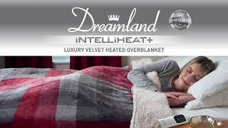 Dreamland Tartan Check Velvety Sherpa Heated Overblanket/Throw