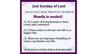 16-3-2025   2nd Sunday of Lent | Rev. Fr. J Maria Antony's Homilies