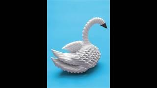 3D origami Beginner's Swan