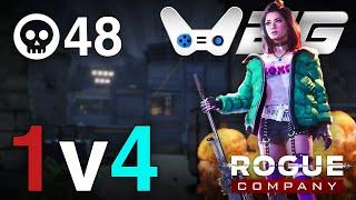 (48 KILLS)  PHANTOM | 1v4 | Strikeout Rogue Company Phantom Gameplay