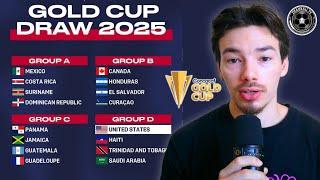 2025 CONCACAF GOLD CUP DRAW REACTION