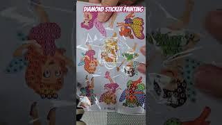 Diamont Sticker Painting #diamondpainting #ytshorts #unboxingvideo