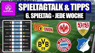 1. BUNDESLIGA TIPPS & TALK 6. SPIELTAG 2024/25 JEDE WOCHE ⤵️ 1. Bundesliga 6. Spieltag Prognose