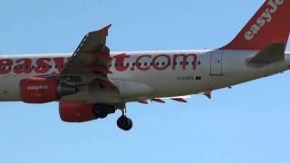 Easyjet Airbus 319 G-EZFK Landing Malaga AGP