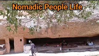 Nomadic family daily routine work | Nomadic people Life | Nomadic Poor people village Life