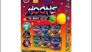 Moons 72 Shots Red Apple Fireworks ￼ Finale￼ Set￼