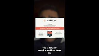 Passed Databricks Certified Data Engineer Associate Exam #shorts