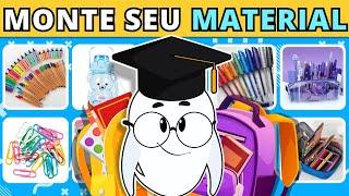  MONTE SEU MATERIAL ESCOLAR | ️ Veja como seria seu Material Escolar | #quiz #buuquiz