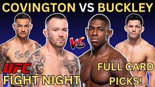 UFC Fight Night Covington vs Buckley - Full Card Predictions and Breakdown