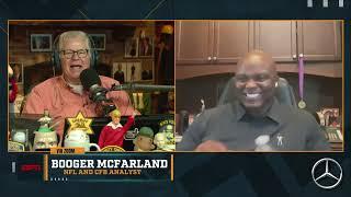 Booger McFarland on the Dan Patrick Show Full Interview | 9/19/24