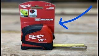 Milwaukee 25 feet tape measure Unboxing and testing /test / Home Depot/ ASMR