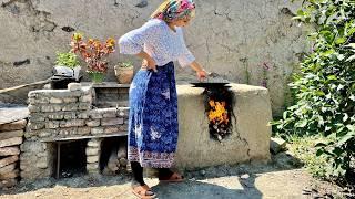 Experience Iran’s Nomadic Lifestyle ! Watering Flowers Field | Relaxing Cooking