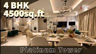 [ 4500sq.ft ] 4 BHK Platinum Tower Adani Platinum Luxury Tower Sector 102 Gurgaon Dwarka Expressway