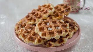 Gaufre de liège طريقة عمل الوافل