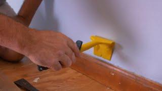 How to remove baseboard molding without damaging wall or floor.  |  Hyde Tools