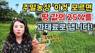 주말농장 '이것' 모르면 땅 값의 25%를 과태료로 냅니다!, 주말농장 이대로 끝인가?!, 벌금 500만원, 농지법 개정,귀농귀촌,전원주택,전원생활,청년농부,귀촌부부,시골집