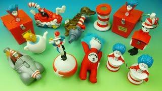 2003 Dr SEUSS' THE CAT IN THE HAT set of 11 BURGER KING COLLECTIBLES VIDEO REVIEW