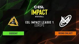 Nigma Galaxy vs GODSENT - Map 2 [Inferno] - ESL Impact League S1 - Semifinal - EU