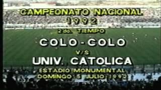 colo colo u catolica 4x2 1992