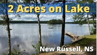 SOLD Lakefront 2 acres with RV and Bunkie. 1 hr to HRM