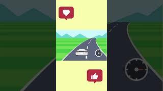 Car Racing Game  using HTML CSS |  #canvas #coding  #html #projects   #viral #trending #design #485