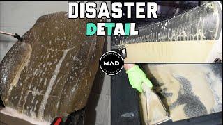 Deep Cleaning the NASTIEST Car Ever!! | Extreme Interior Extraction | Insane Transformation Detail