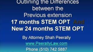 17 months STEM OPT  v/s New 24 months STEM OPT - An Analysis by Shah Peerally