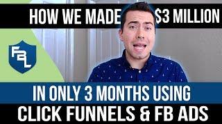 How We Made $3 Million in 3 Months Using Click Funnels, Facebook Ads, and Affiliates