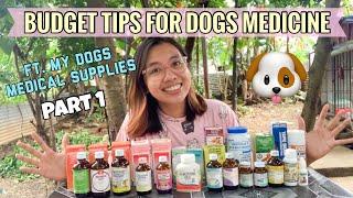 BUDGET TIPS FOR DOGS MEDICINES/VITAMINS ft. MY DOGS MEDICAL SUPPLIES(ASPINS)| FurMom101 |Philippines