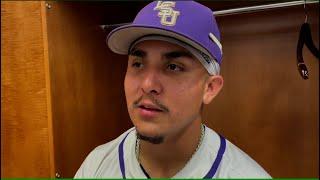 LSU Baseball: Locker room interviews after Tigers semifinal win over Arkansas