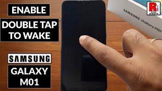 How To Enable Double Tap To Wake Feature on Samsung Galaxy M01