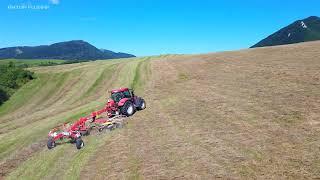 Hay raking Case IH Maxxum 125 + Pöttinger EuroTop 652 [2024]